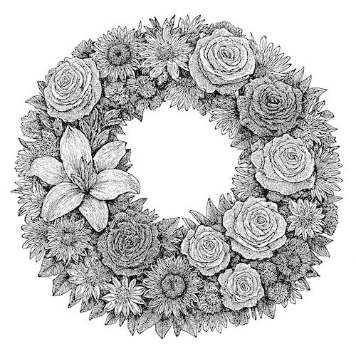 Urnenschmuck , Urnenkranz, Urnengesteck